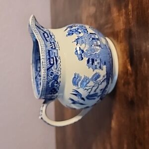 Vintage Ridgeways Blue Willow Creamer